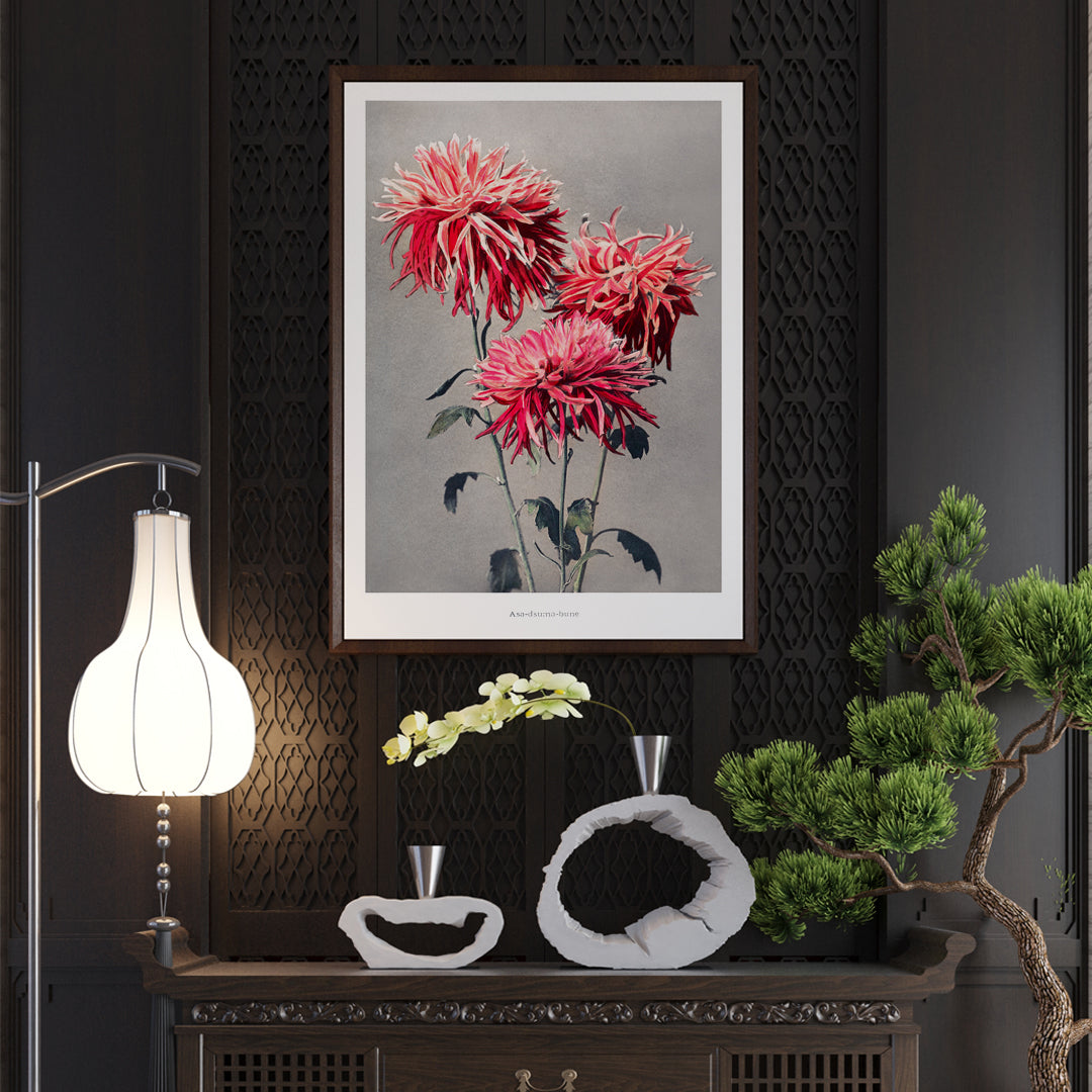 , framed and displayed in home decor