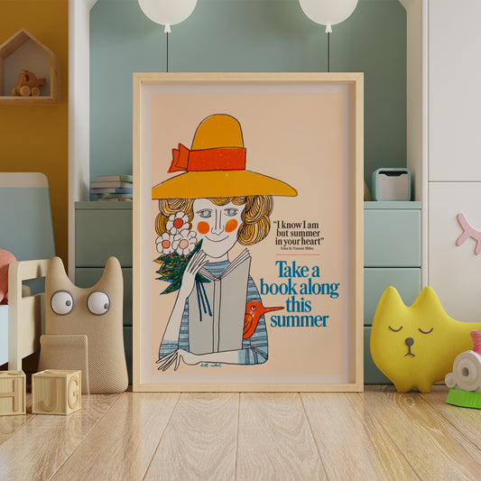 , framed and displayed in home decor