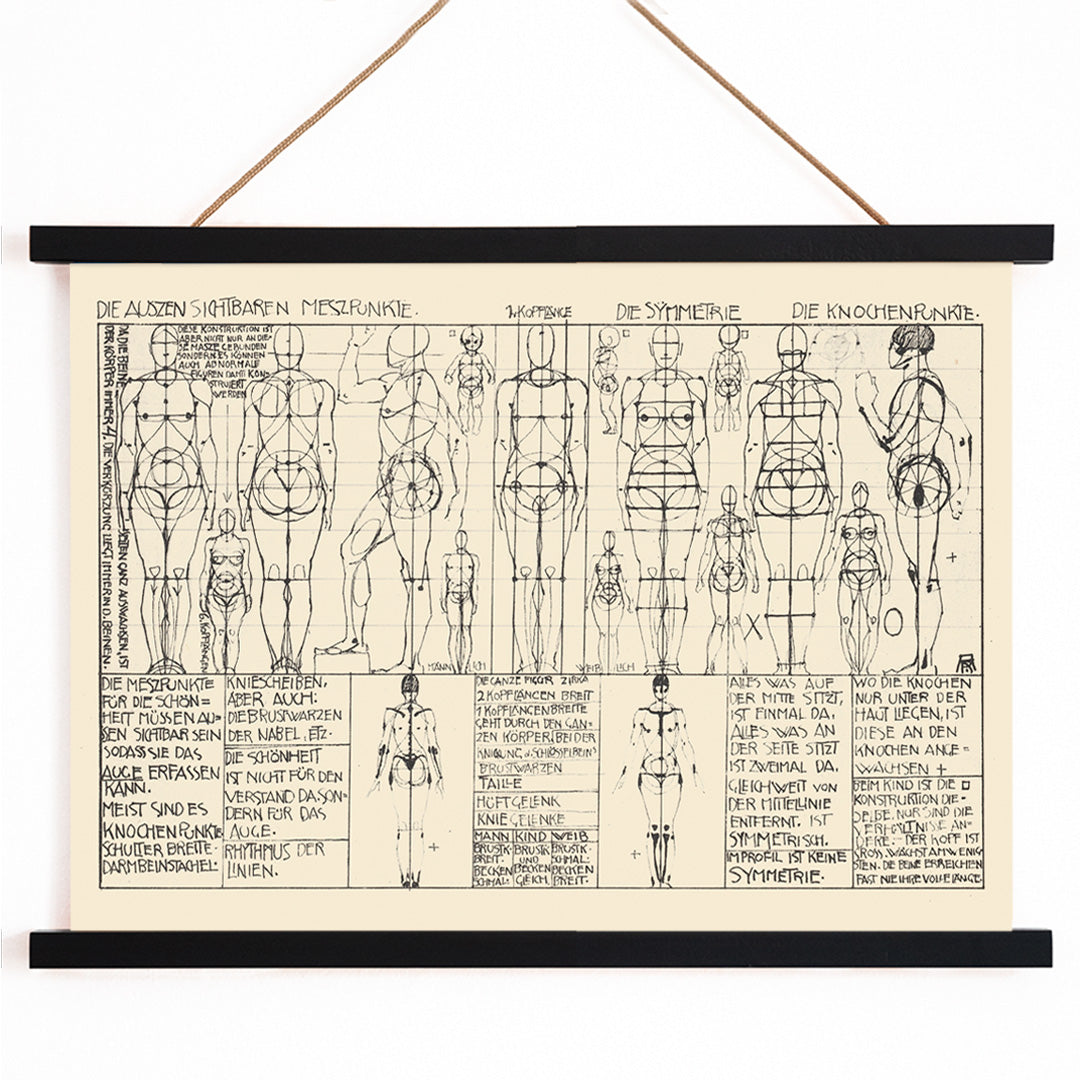 , with wooden magnetic frame on white background