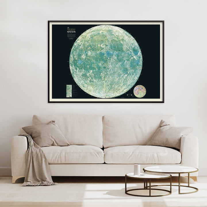 , framed and displayed in home decor