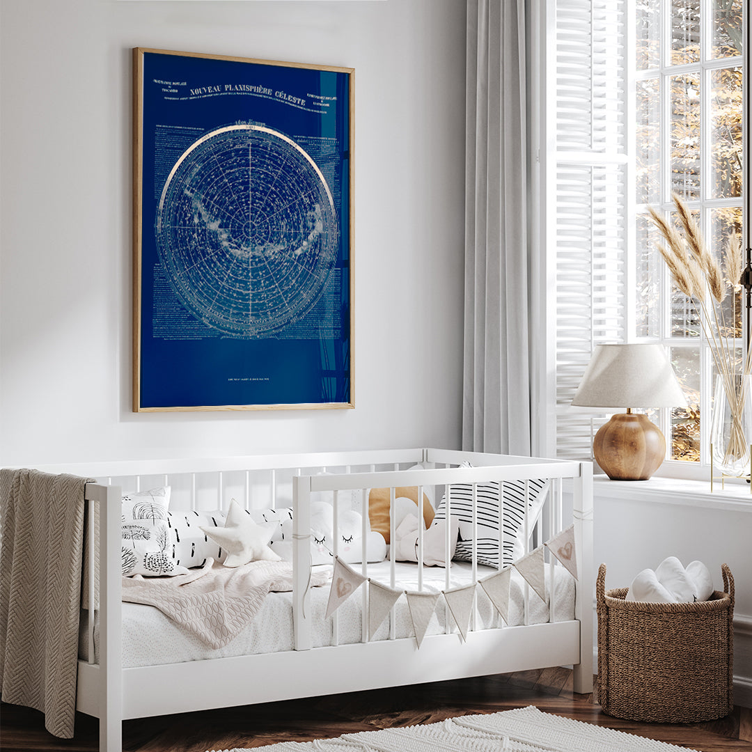 , framed and displayed in home decor