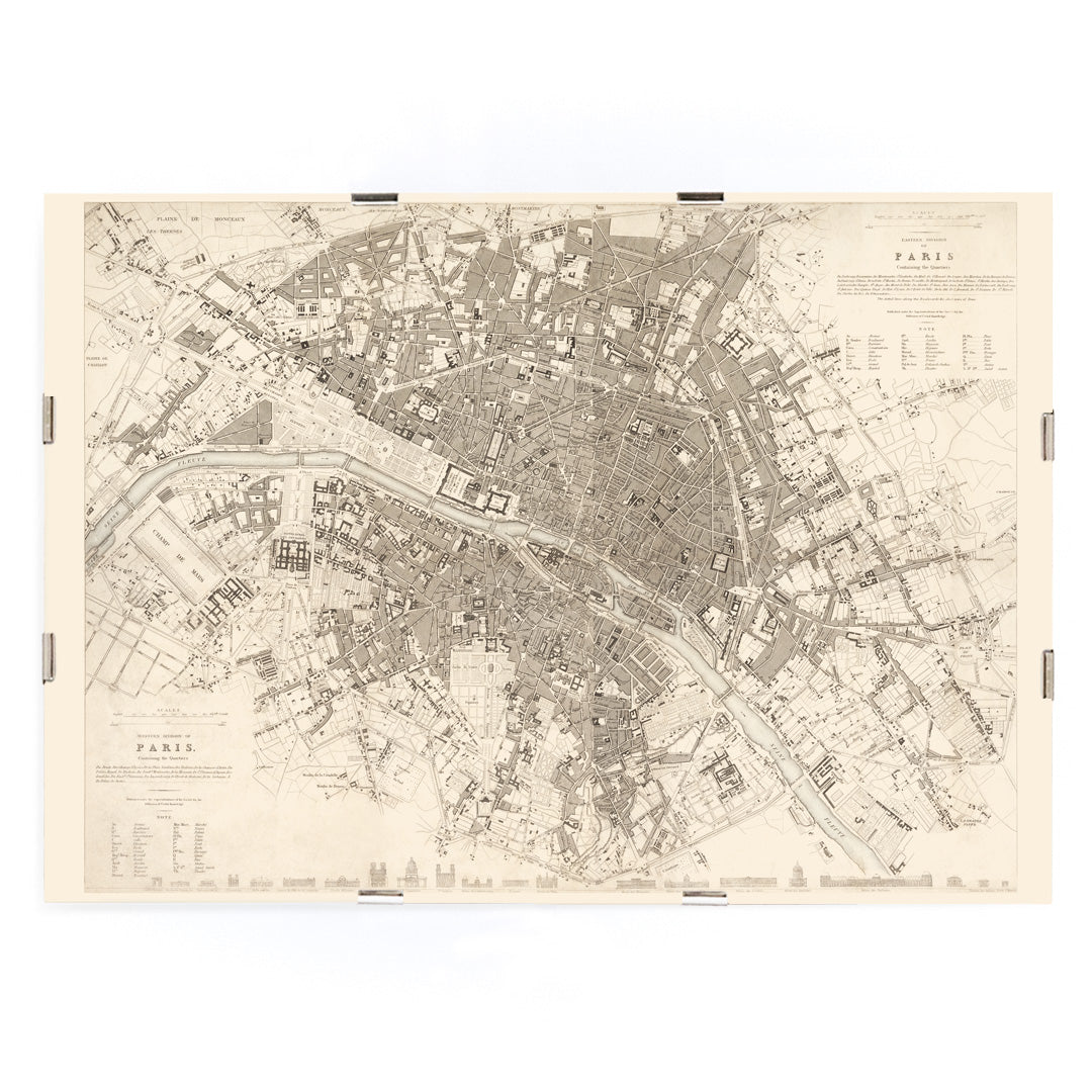 , framed and displayed in modern living room decor