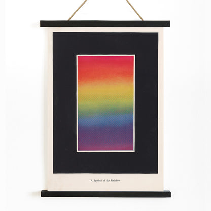 , with wooden magnetic frame on white background