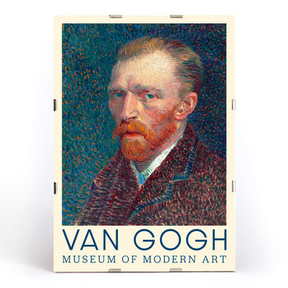 , framed and displayed in modern living room decor