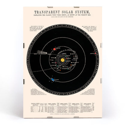 , framed and displayed in modern living room decor