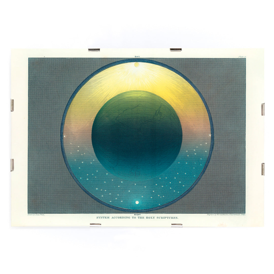 , framed and displayed in modern living room decor